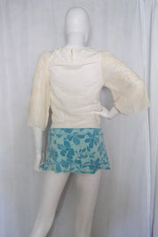 Aqua Tropical Micro Mini Skirt (S)