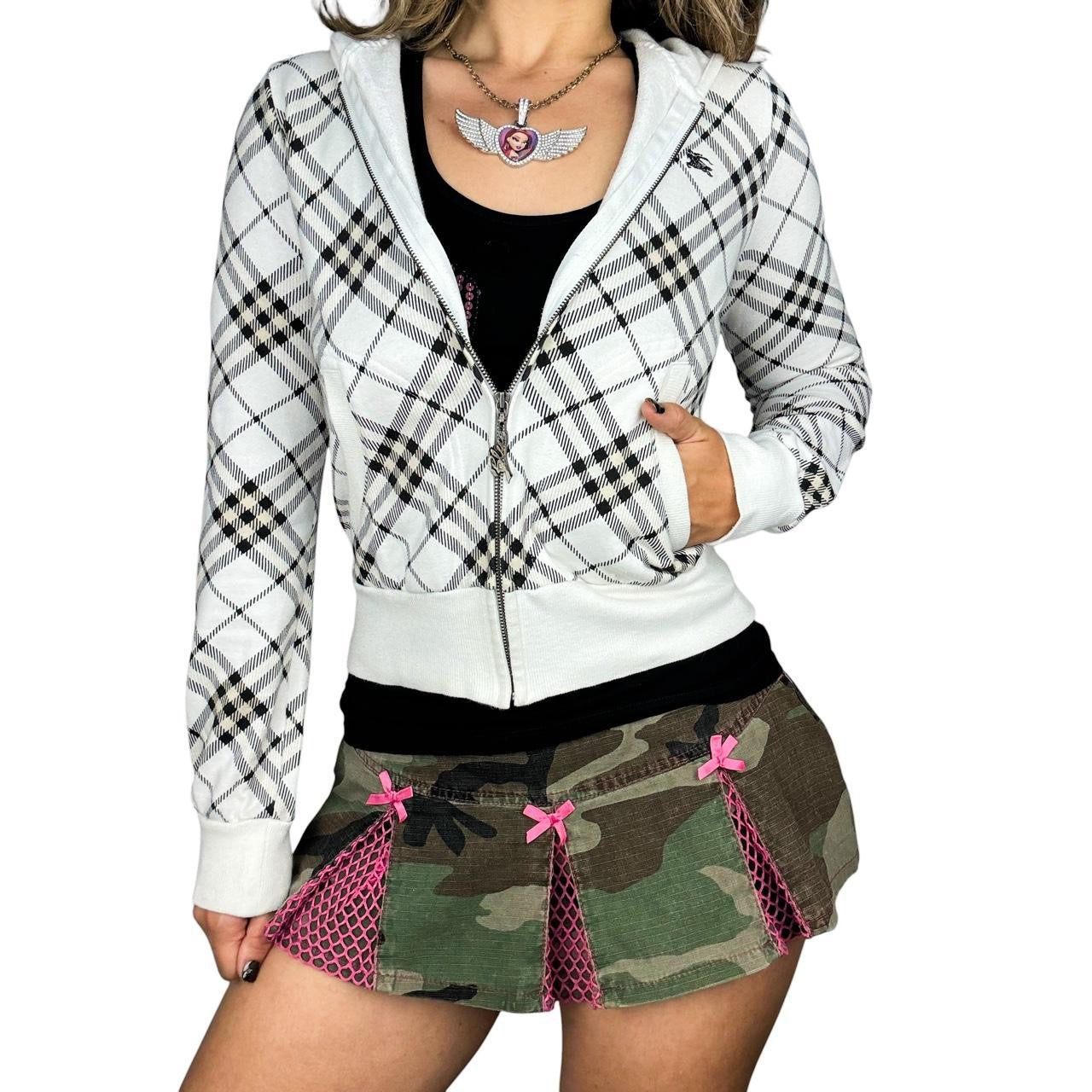 Burberry Blue Label Plaid Zip Up Hoodie (M) – Holy Thrift