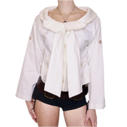 Y2K ESCADA White Collared Jacket (M)