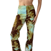 2000s Tropical Print Pants (M)