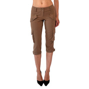 Y2K Low Rise Cargo Capris (XXS/XS)