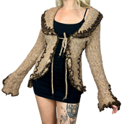 Ruffle Knit Fairy Cardigan (S/M)