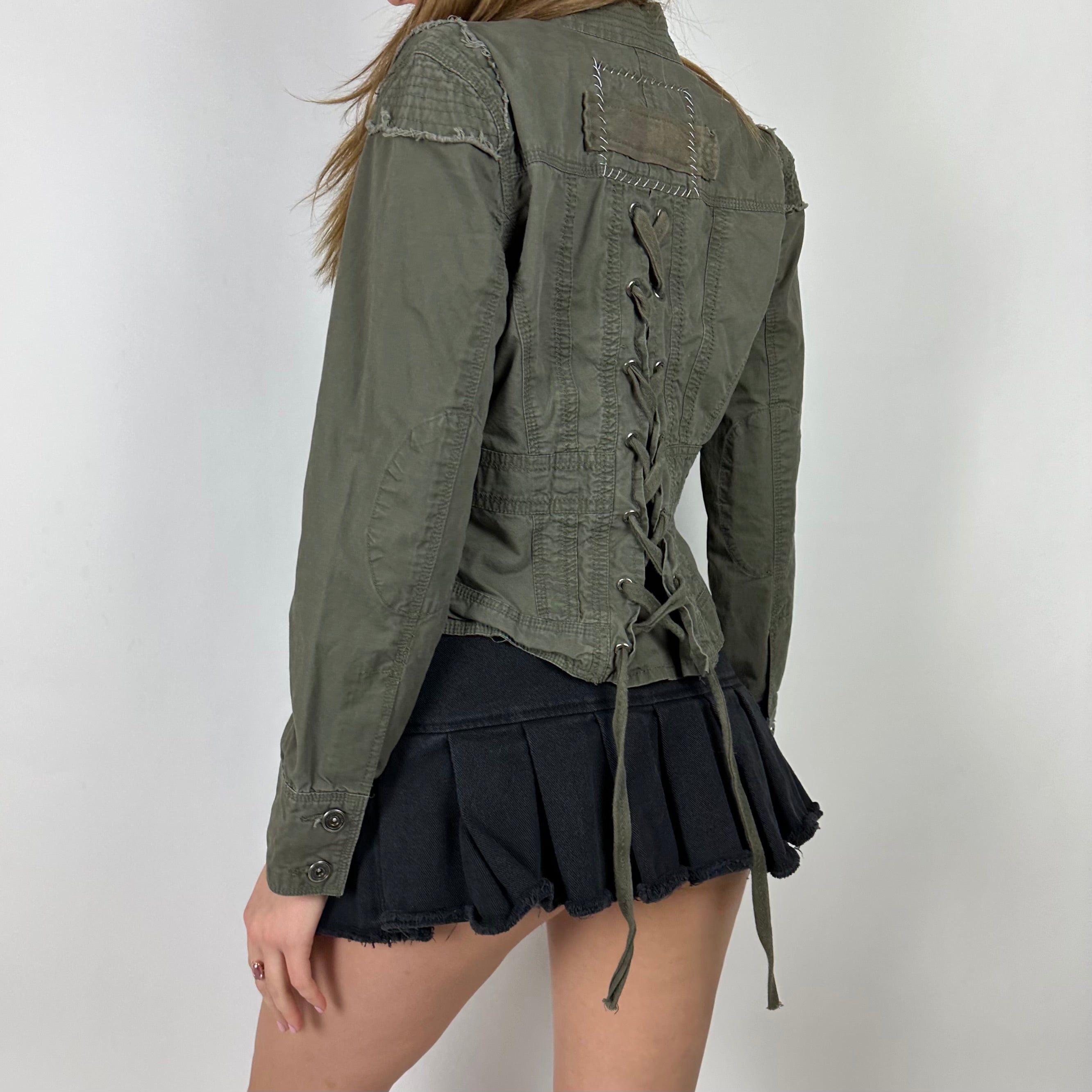 00’s Military Style Jacket (S/M)