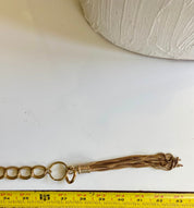 Vintage gold chain belt