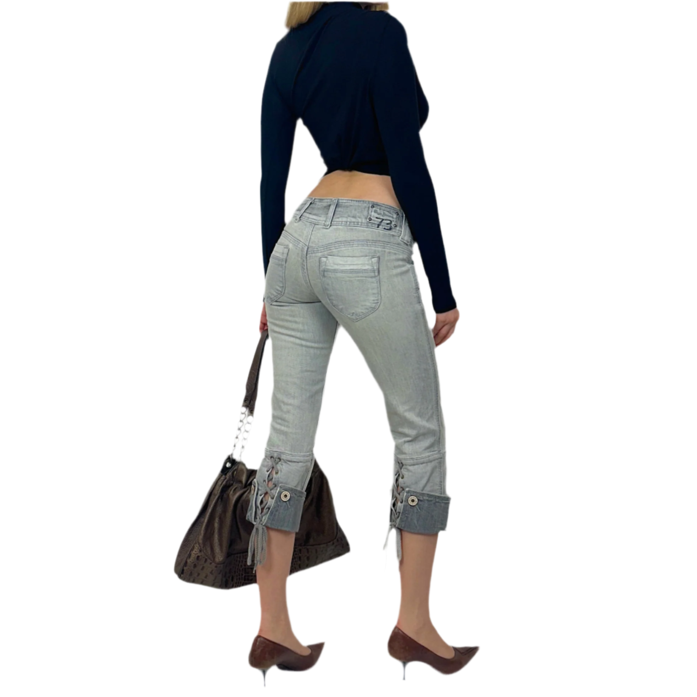 2000s Ash Denim Capris (S) – Holy Thrift