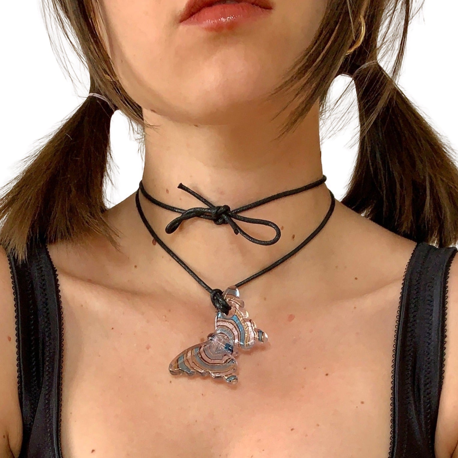 Glasswork Butterfly Necklace