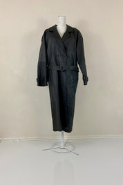 NEW PHASE 2 Long Leather Trench Coat