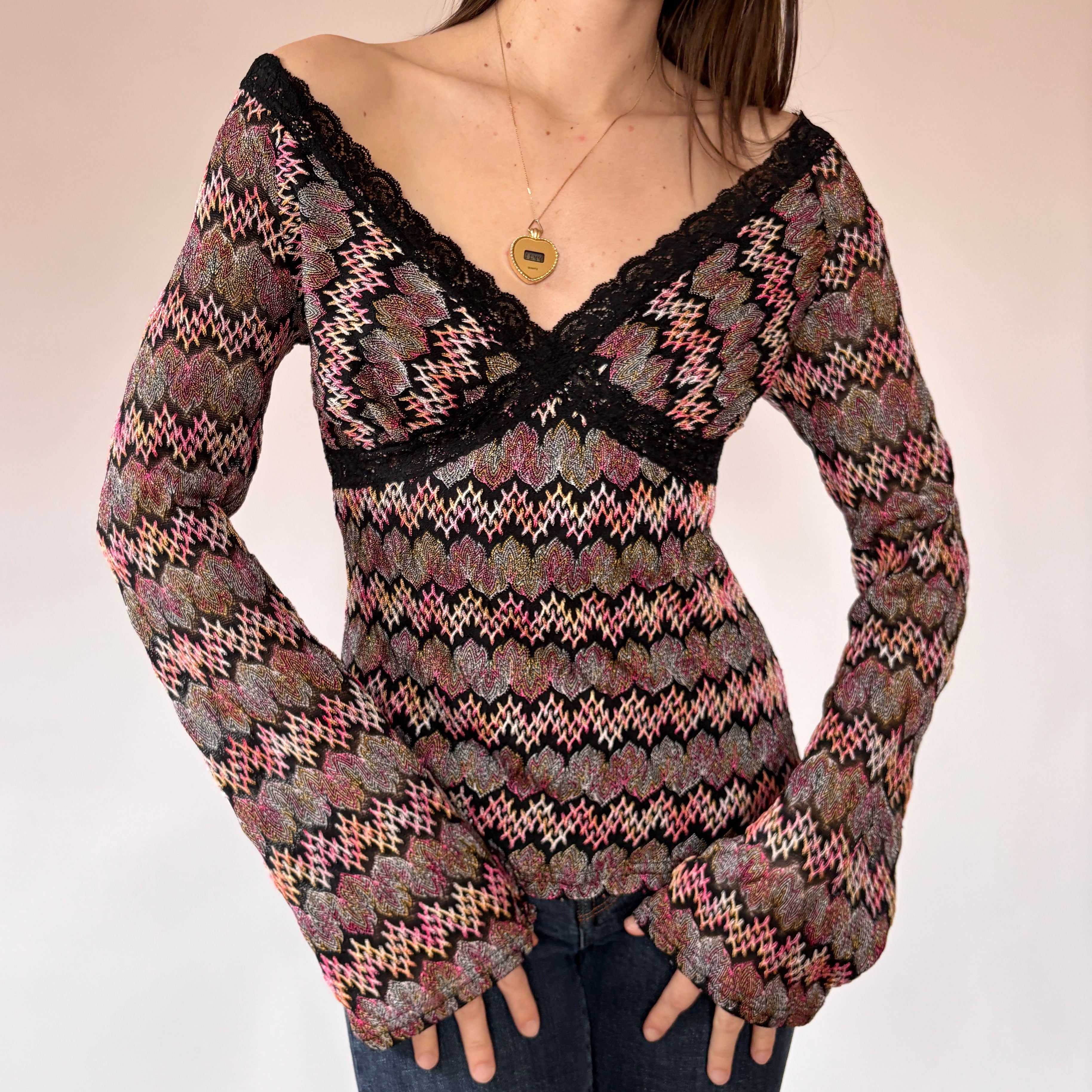 Y2K Mesh Top (M/L)