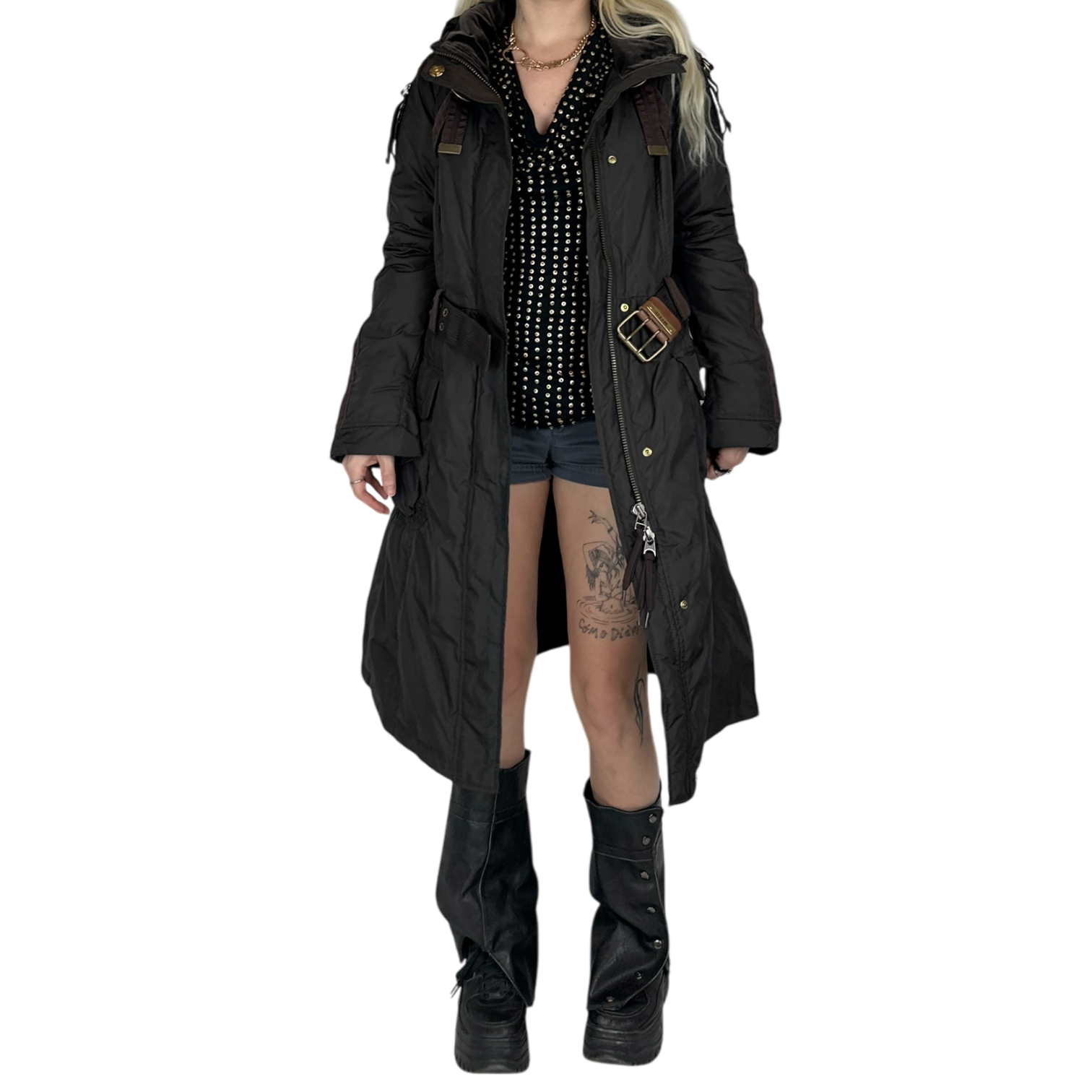 Marithé + François Girbaud Coat (L)