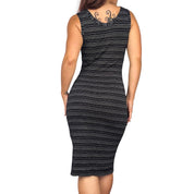 Dolce & Gabbana Striped Midi Dress (M/L)