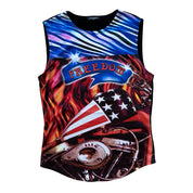 90s Americana Biker Tank (S)