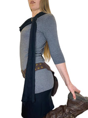 Miss Sixty Cowl Neck Knit Dress (S)