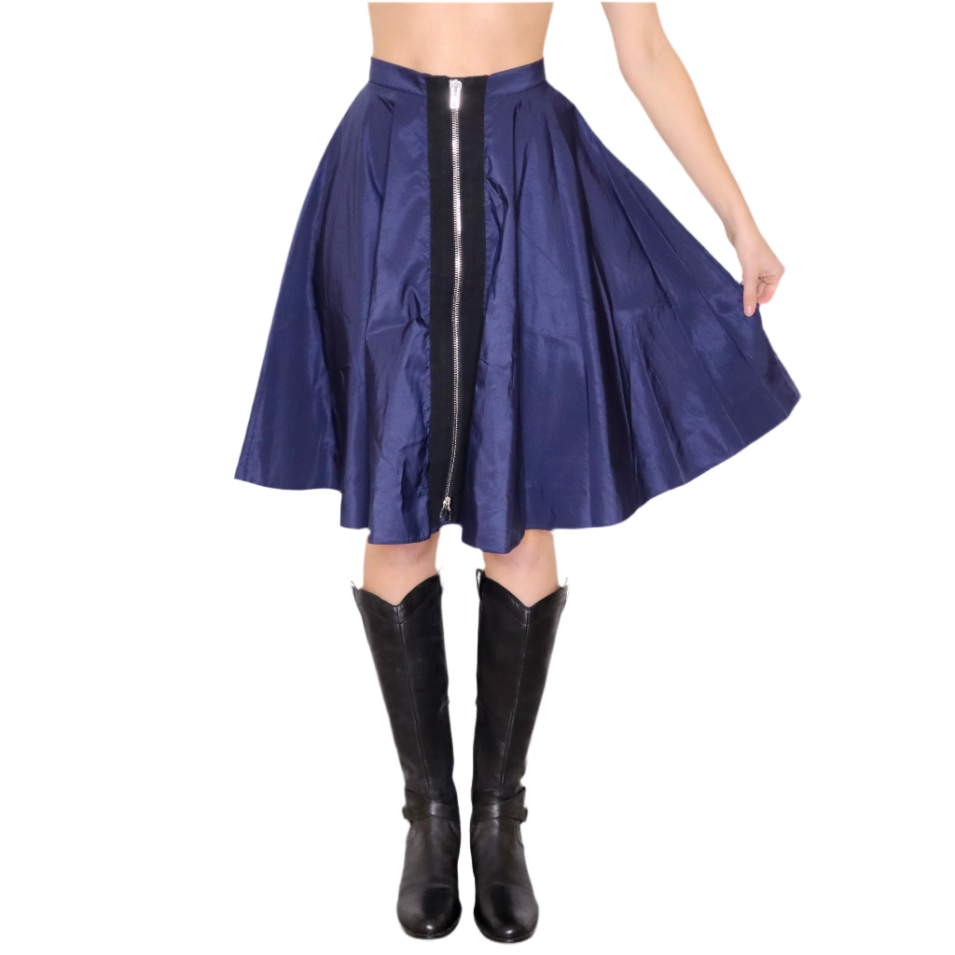 MIU MIU Navy Circle Skirt (S) – Holy Thrift