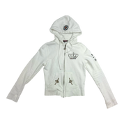 Y2K Studded Zip Up Hoodie (S)