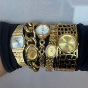 Gold Gruen Octogon Watch
