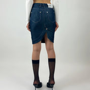 Bebe Denim Midi Skirt (XS)