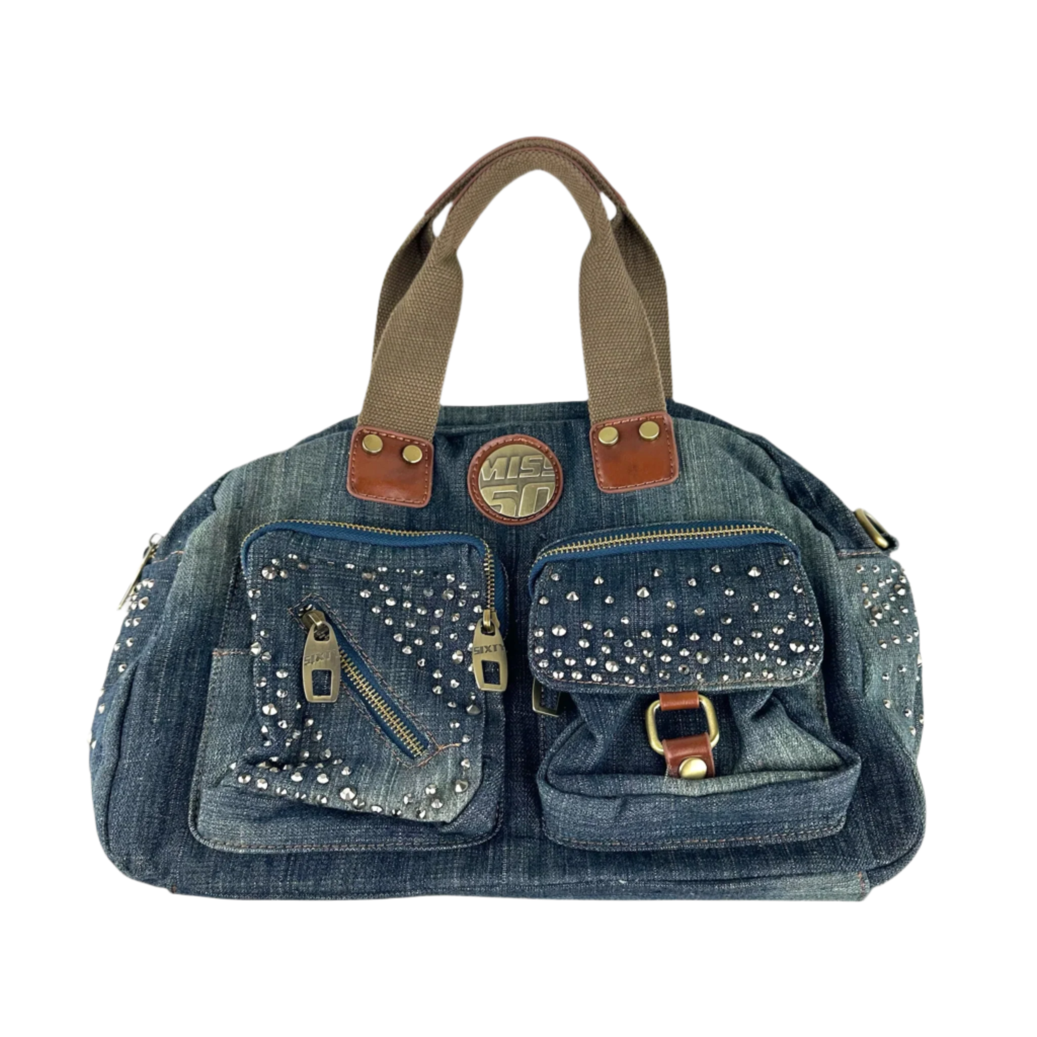 Miss Sixty Denim Studded Bag – Holy Thrift