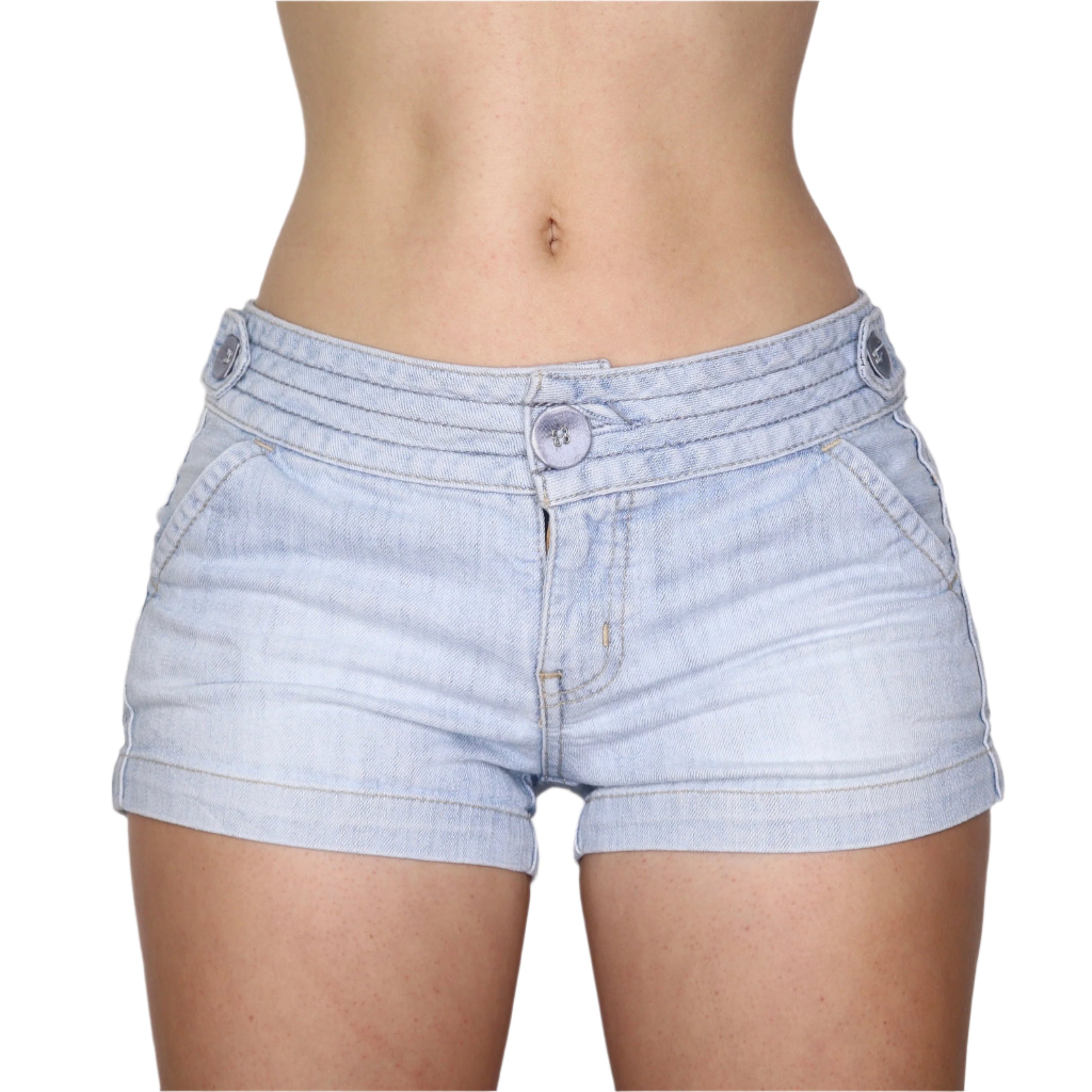 Women's Y2K Low Waist Denim Shorts