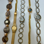 Beads watch choker