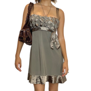 Vintage Coquette Strappy Dress (S/M)