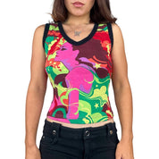 Custo Barcelona Psychedelic Tank Top (L)