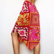 Funky Floral Midi Skirt