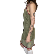 90s Lace Rose Mini Dress (S)