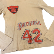 Vintage Y2K Varsity Motif Longsleeve (S)