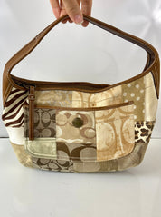 COACH Ergo Signature Patchwork
Shoulder Tote Bag Purse