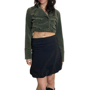 Vintage Parisian Black Bubble Skirt (S)