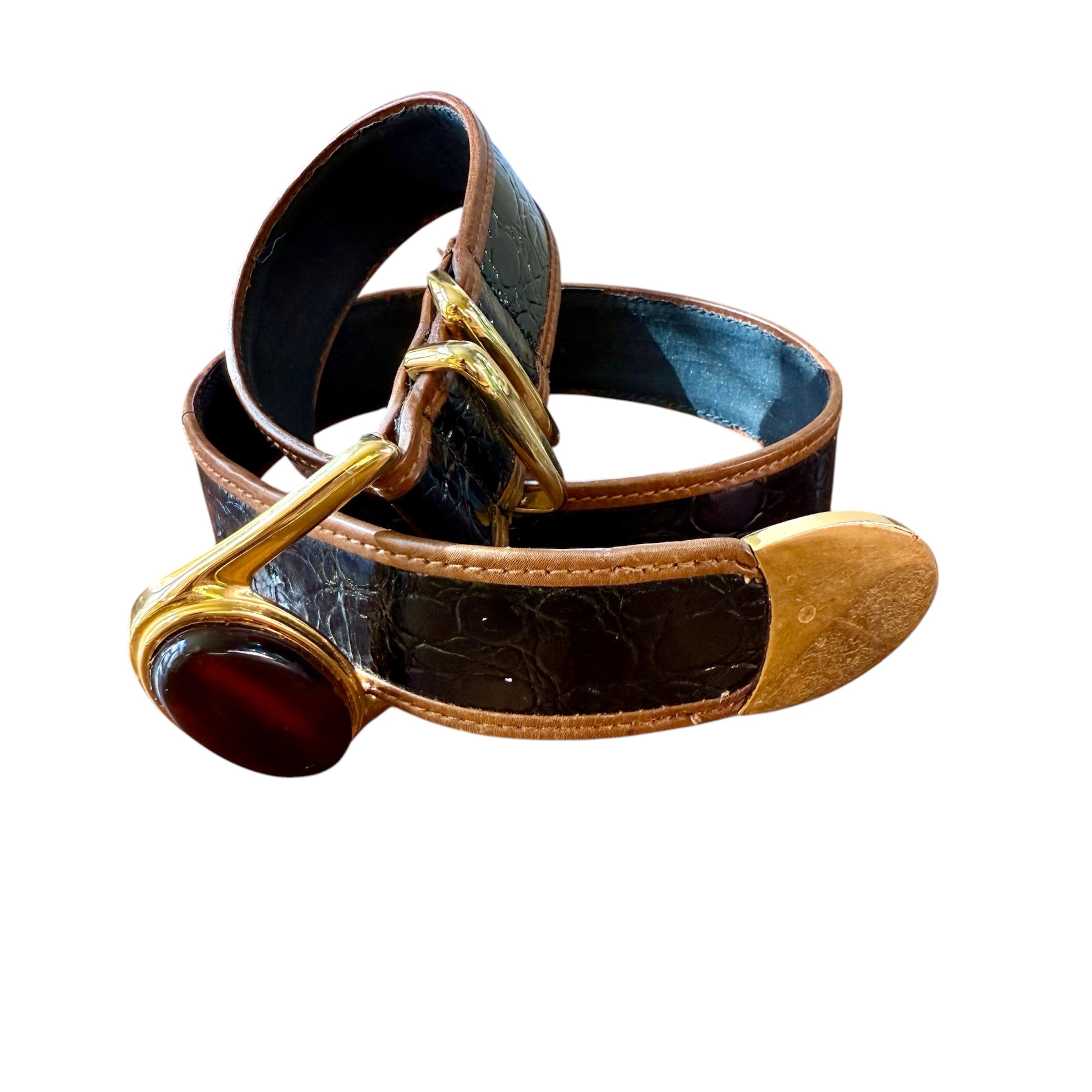 Italian Escada leather belt – Holy Thrift