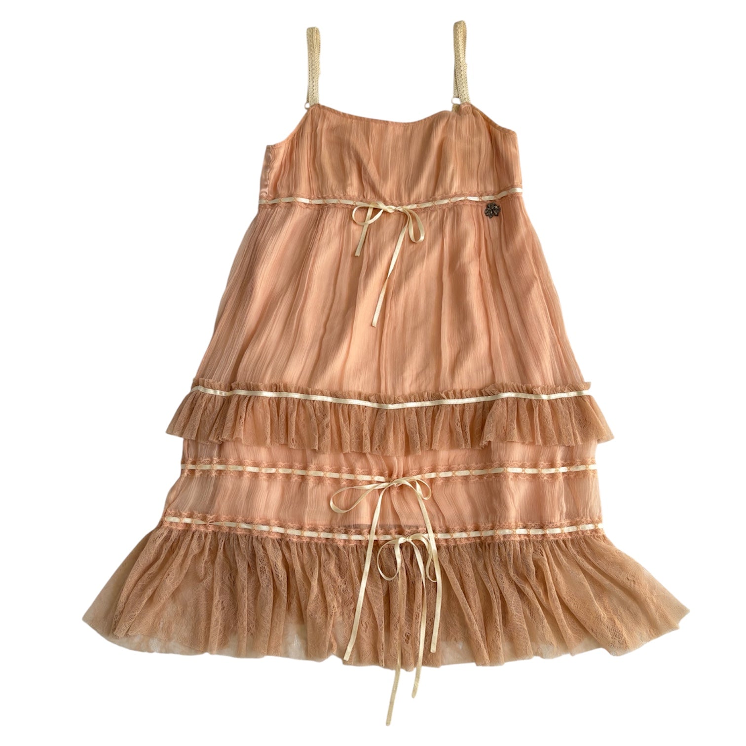 Vintage Galliano Pink Babydoll Dress (M)