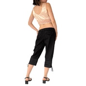 2000s Noir Capris (S)