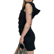 Vintage Desigual Utility Hooded Dress (S)