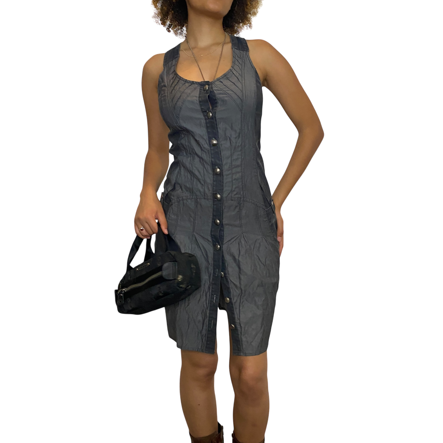 Vintage French Archive Utility Dress (S)