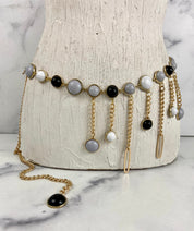 Gold waist chain belt