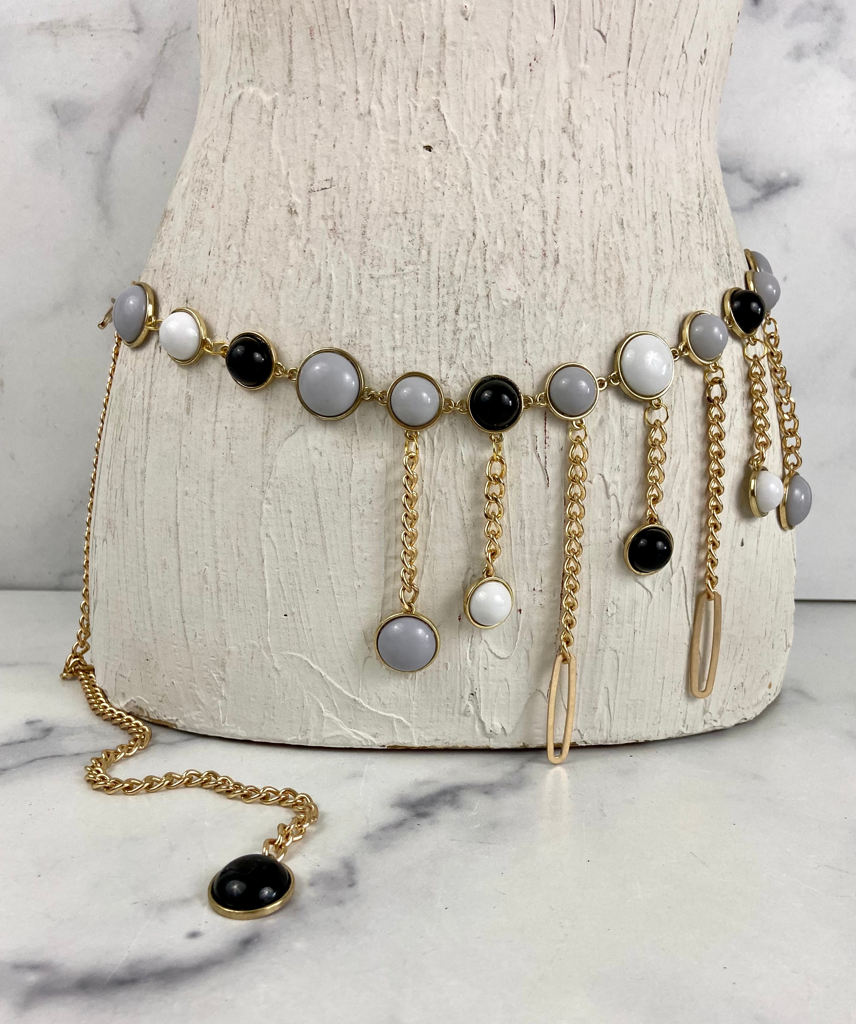 Gold waist chain belt