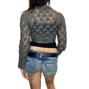 Vintage Grunge Multi-wrap Cardigan (S)