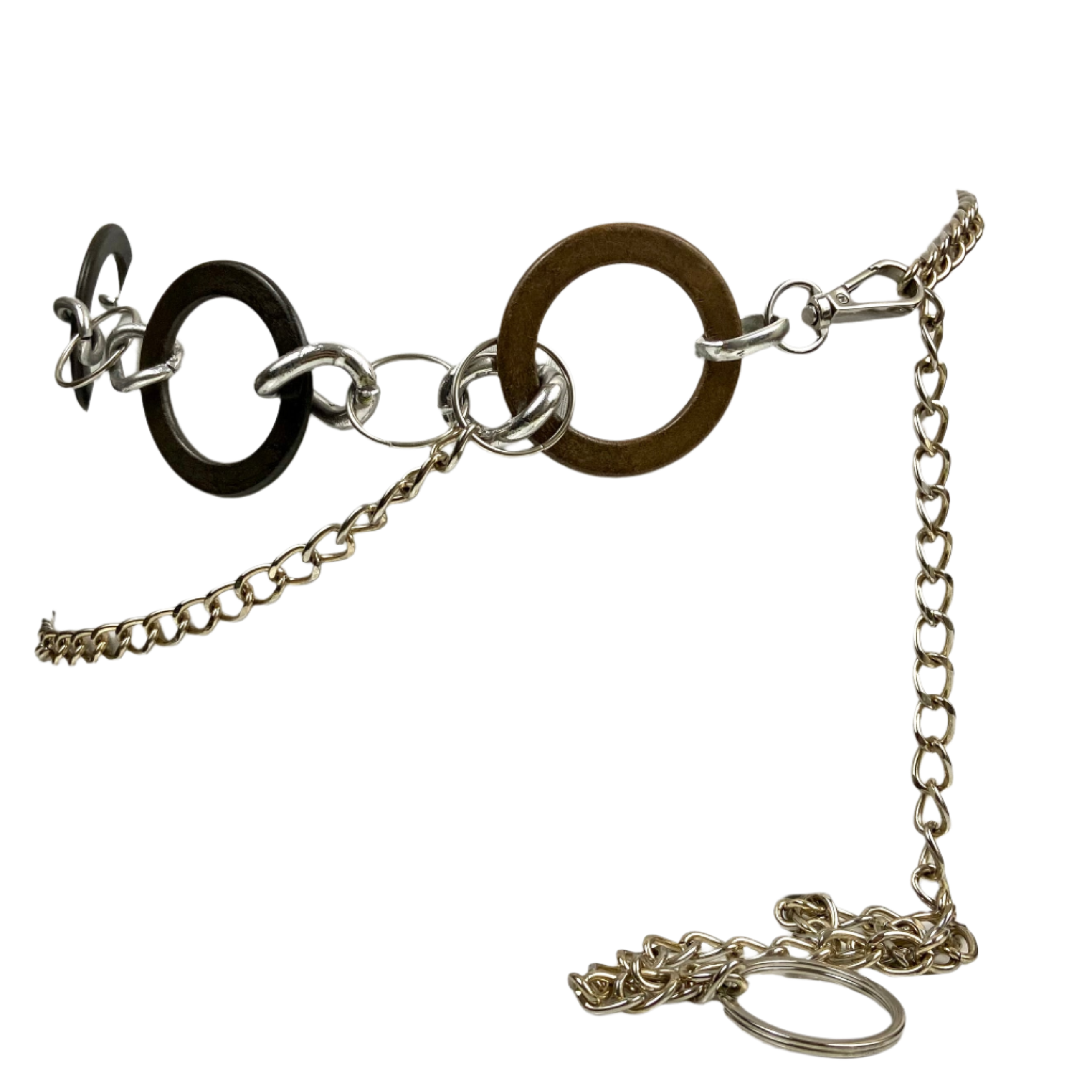 Two Toned Circles Layered Belt