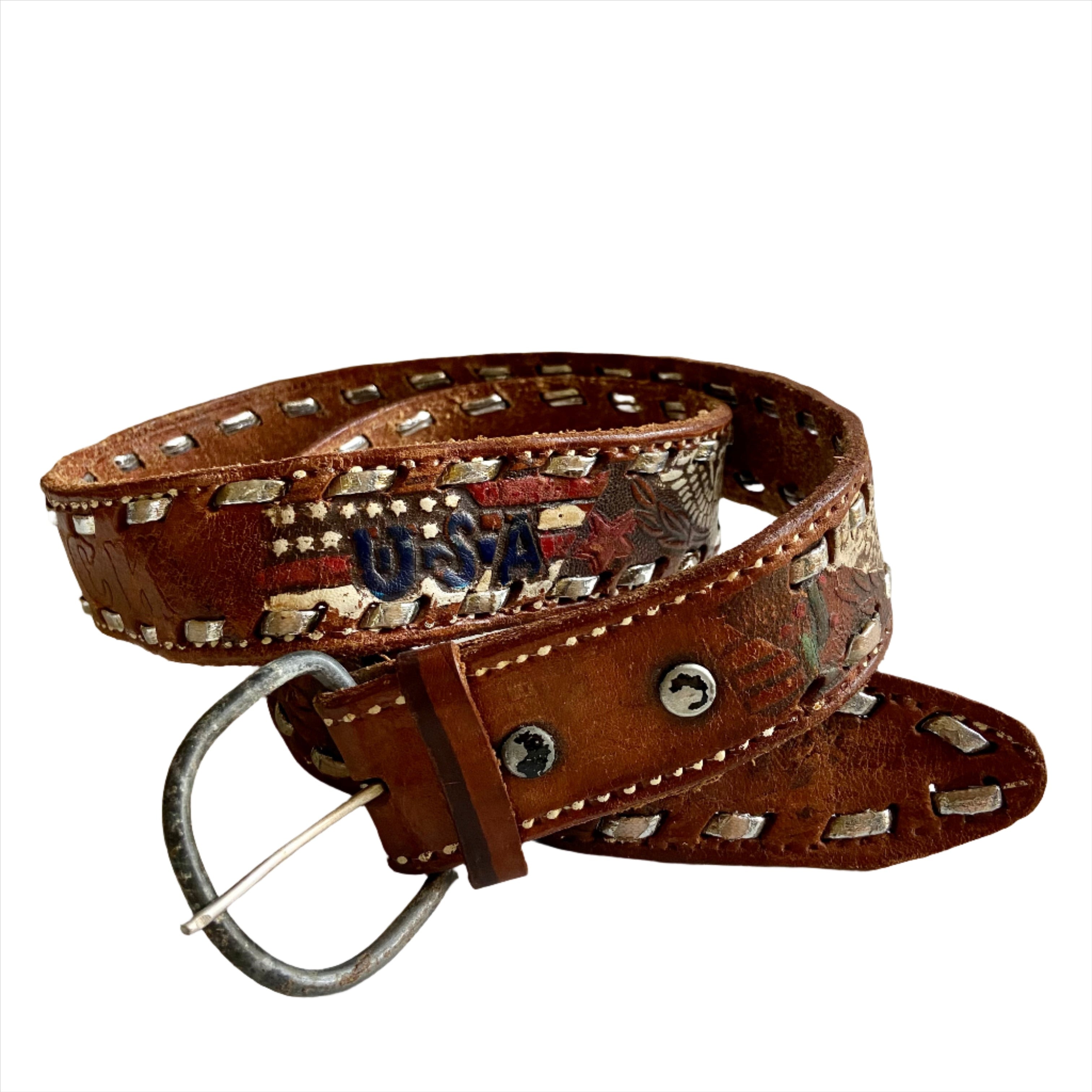 Vintage USA eagle belt