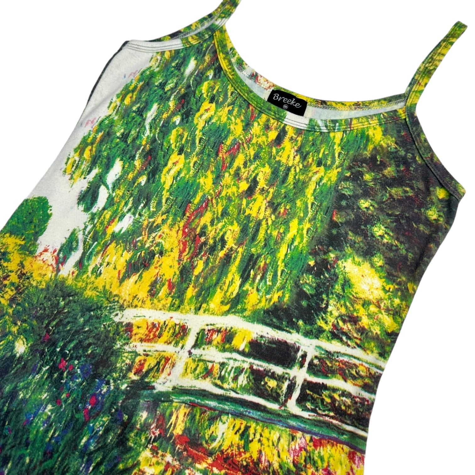 Monet Painting Spaghetti Strap Dress (M)