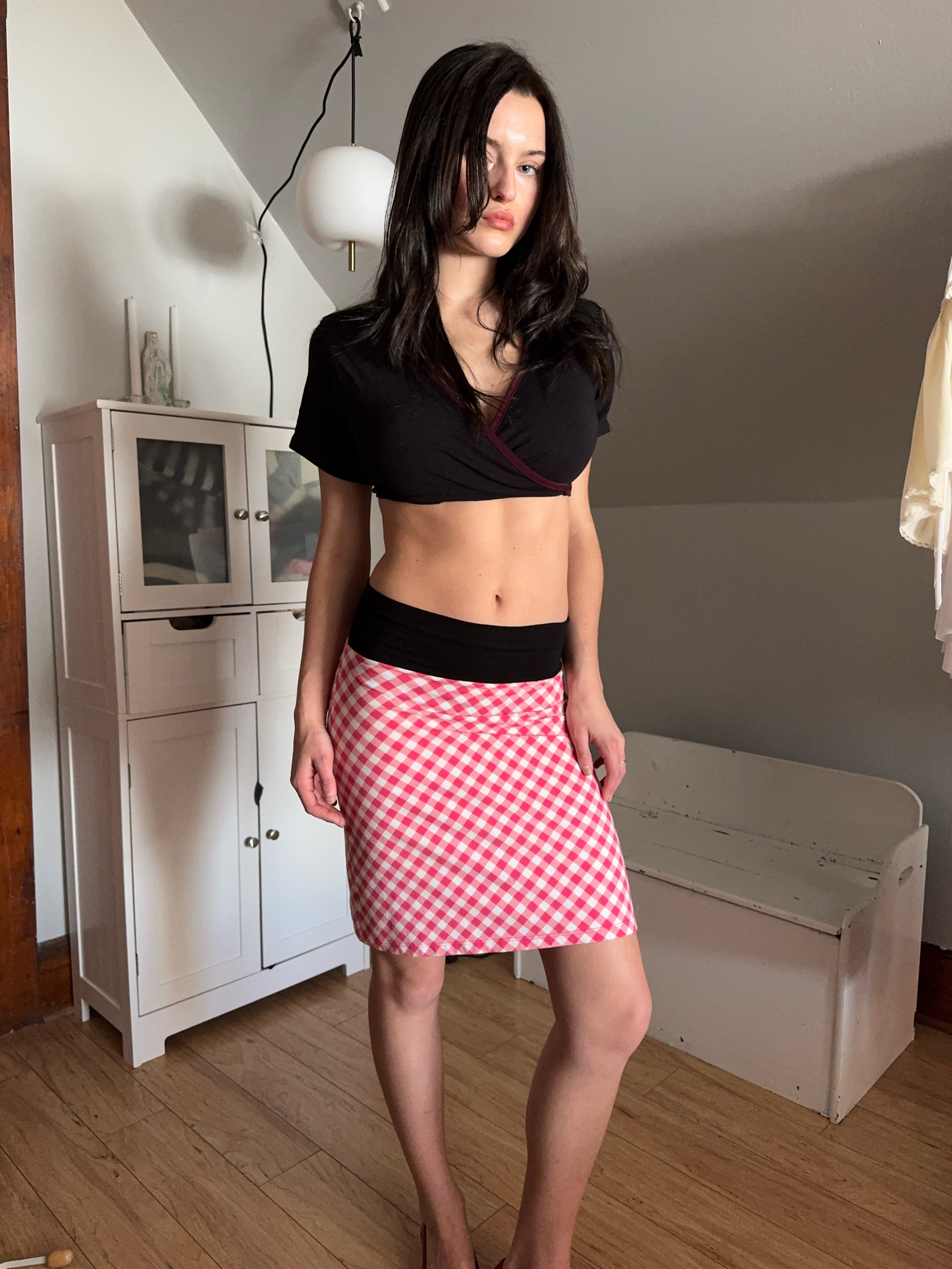 Strawberry Jam Mini Skirt (XS)