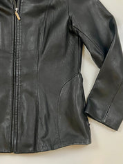 NY&CO Black Leather Jacket (L)