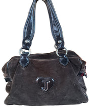 Juicy Couture Y2K "Live for Juicy" black velour bag