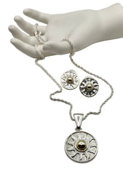Solar Grace Necklace & Earring set