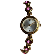 Pretty in Pink Gem Watch