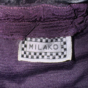 Vintage Off Shoulder Top & Skirt Set (M)