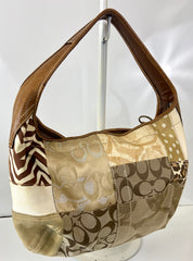 COACH Ergo Signature Patchwork
Shoulder Tote Bag Purse