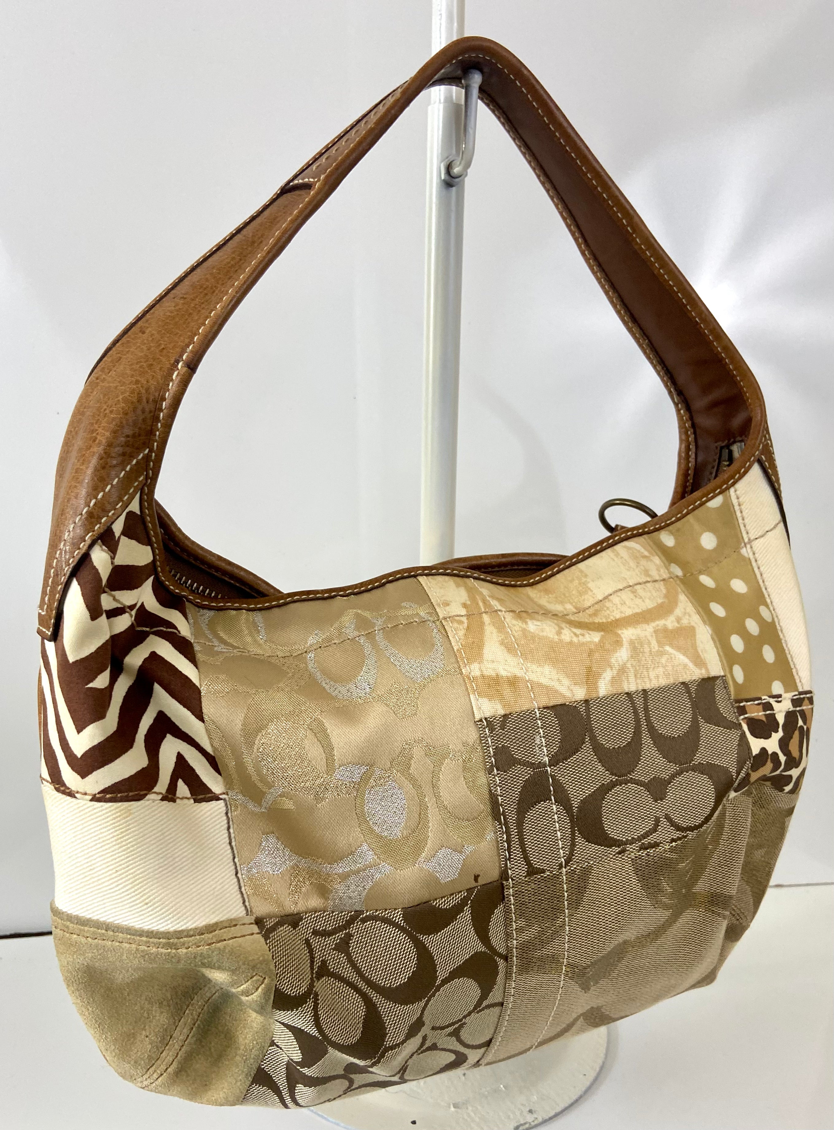 COACH Ergo Signature Patchwork
Shoulder Tote Bag Purse