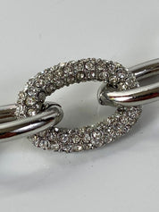 White and Silver Belt